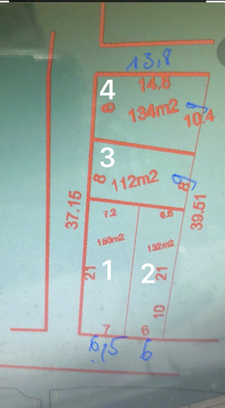 4 lô đất phường đồng môn tp hà tĩnh, giá cực tốt đầu tư