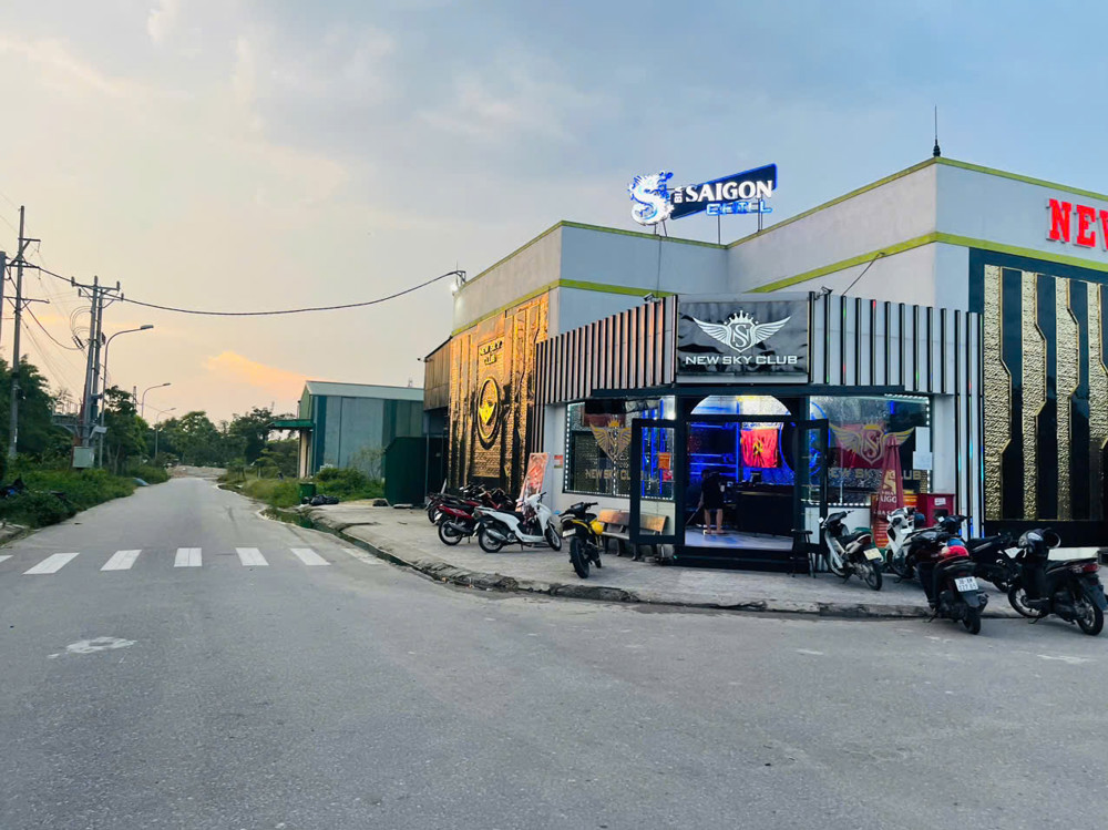 Bán hai lô đất liền kề hai mặt tiền khu quy hoạch greenn thạch trung sát bên bar new sky