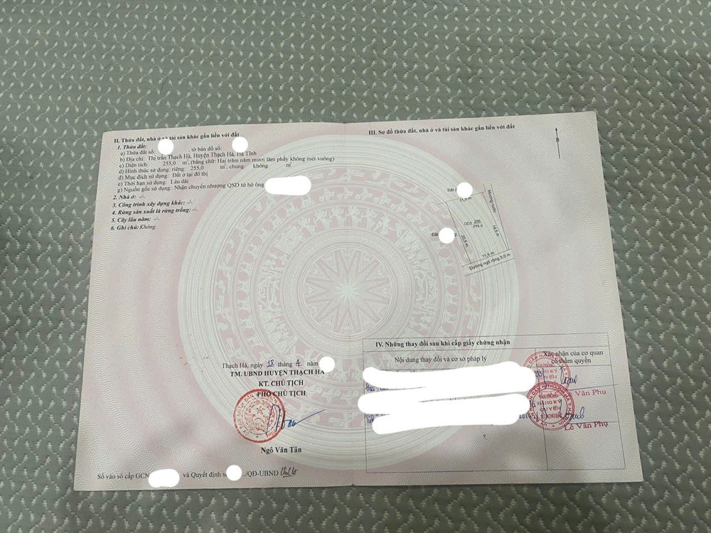 Lô đất trung tâm thị trấn thạch hà,hà tĩnh