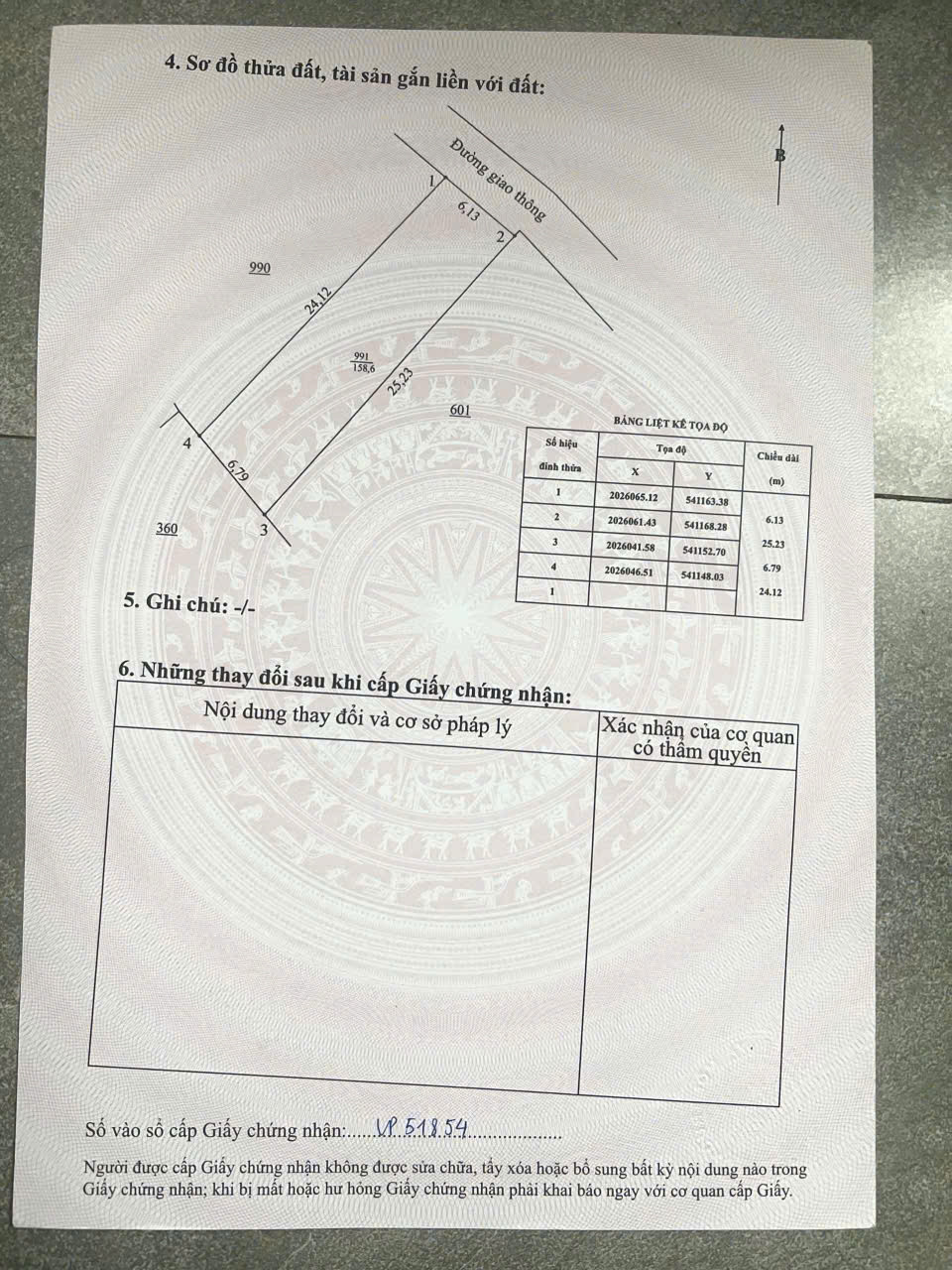 Bán lô đất thắng hoà ,thạch tân.