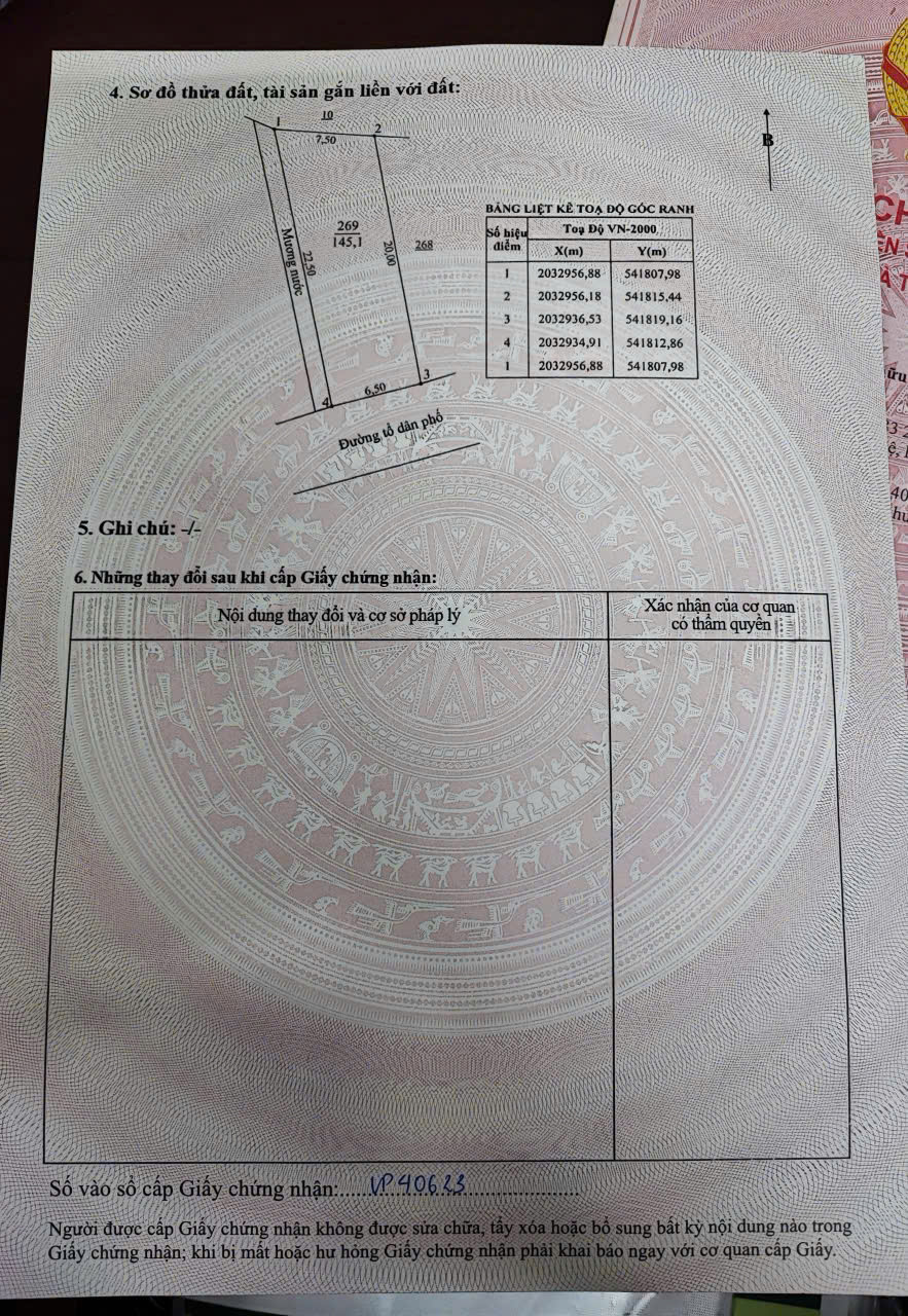 Chủ cần bá.n đất Tổ dân phố Liên Thanh, phường Thạch Hạ, Tp Hà Tĩnh