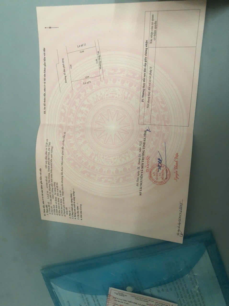 Bán lô đất  phường thành sen, tp hà tĩnh