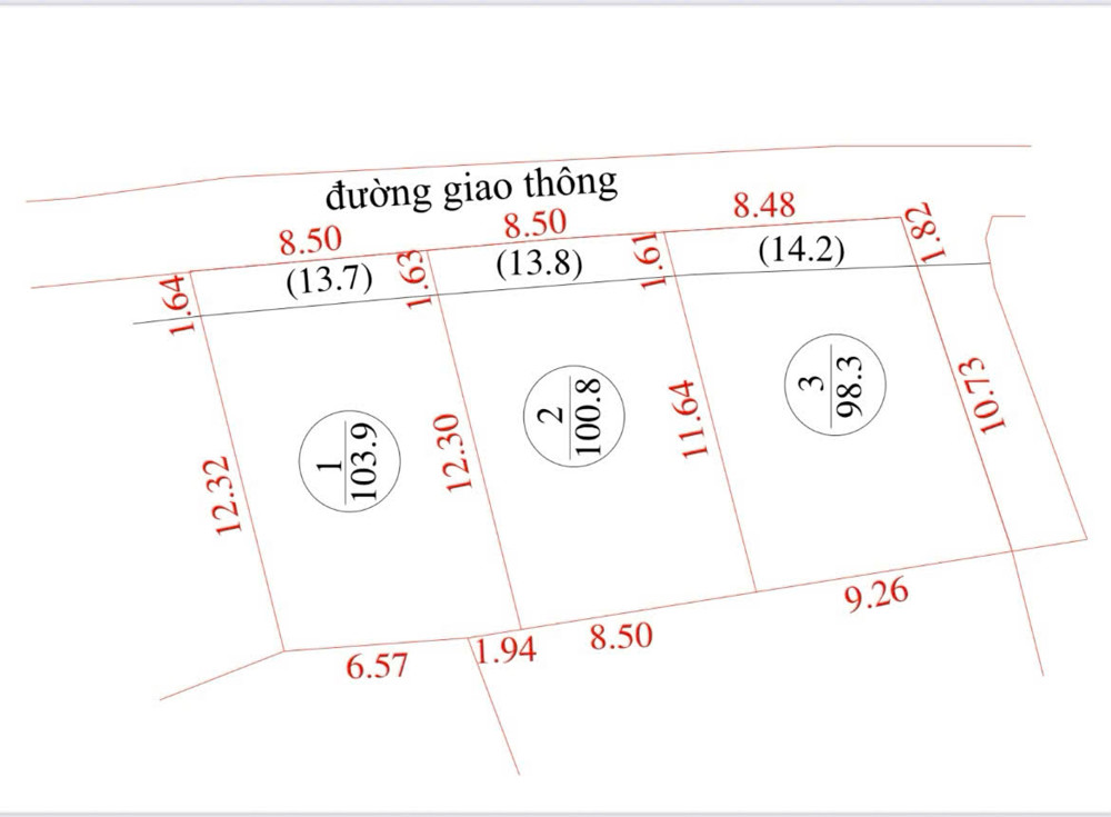 Chỉ 950 triệu. Sở hữu ngay lô đất rất đẹp ngay phường đồng môn tp hà tĩnh