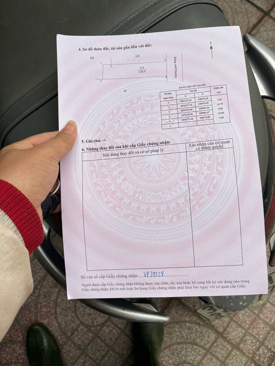 Lô đất nằm trên trục chính thôn thuộc tdp8 thị trấn thạch hà