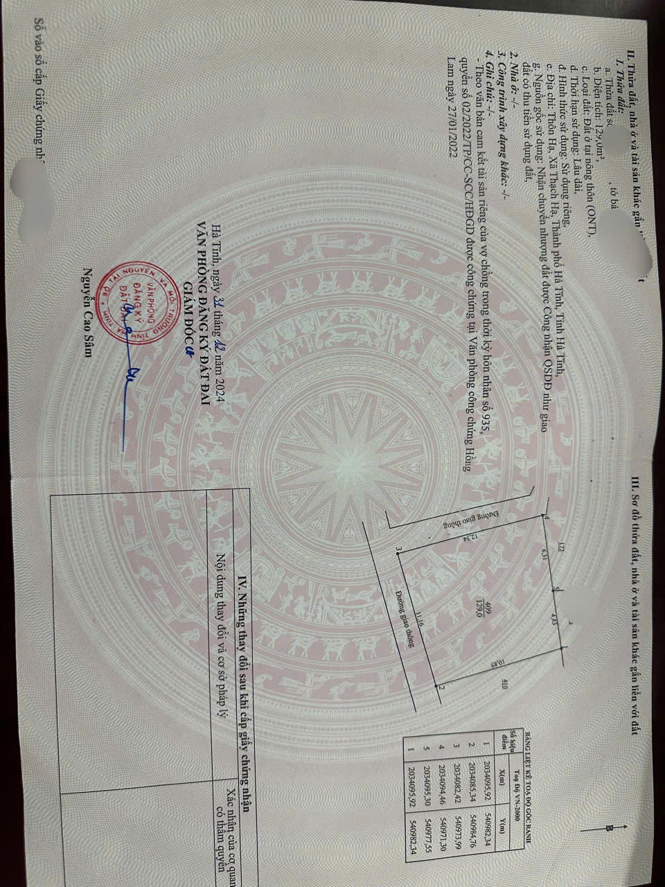 Đất kinh doanh ok mà giá rẻ  Tại thạch hạ. Lối hai đường quang trung