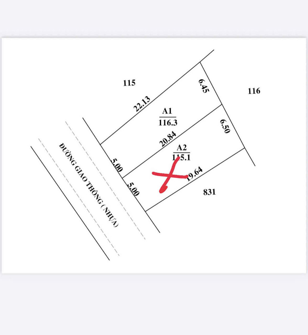 Cơ hội chỉ đến một lần Chỉ với 1 tỷ3xx triệu có ngay lô đất nằm trục chính thạch tân 