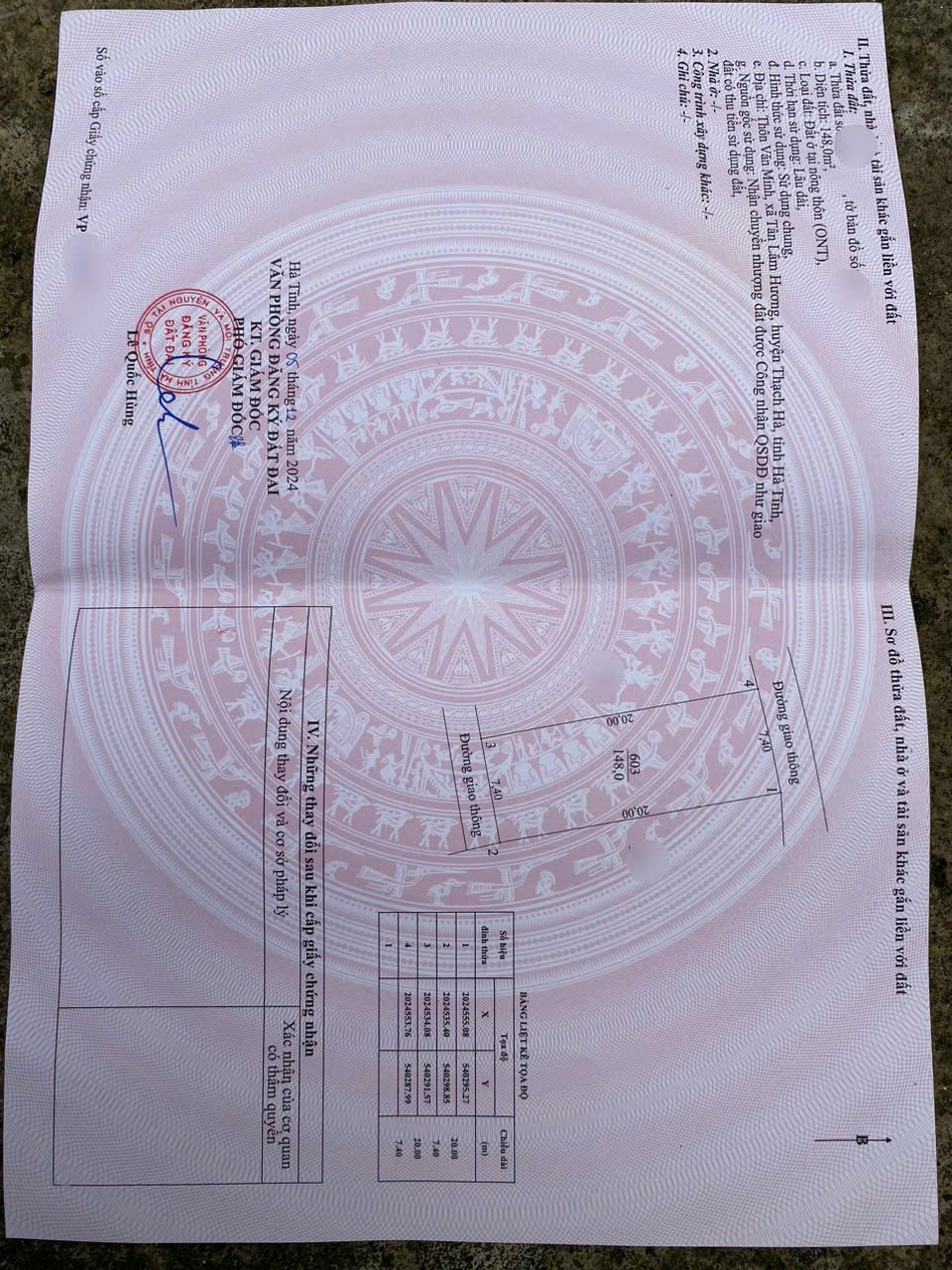 Rất rẻ Cần tiền bán gấp lô đất thôn văn minh thạch tân phường hà huy tập.hà tĩnh