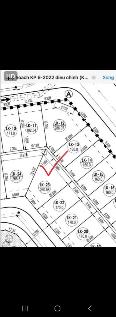 Bán lô biệt thự tổ 6 phường hà huy tập cũ ,phường thành sen.