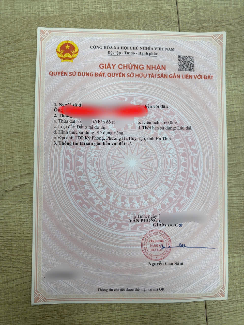 Bán đất mặt tiền đường Lê Quý Đôn - Thạch đài - hà tĩnh