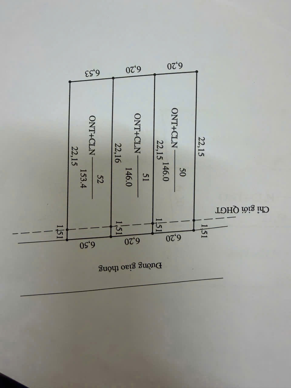 Ba lô đất liền kề Fo mới tách ra sau chợ thạch vĩnh đi vào