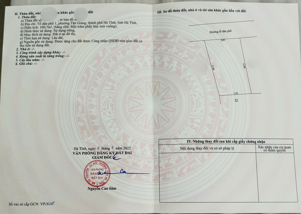 Lô đất kèm 5 phòng trọ. Trung tâm tp. Nằm trên trục chính Phan Khắc Hòa