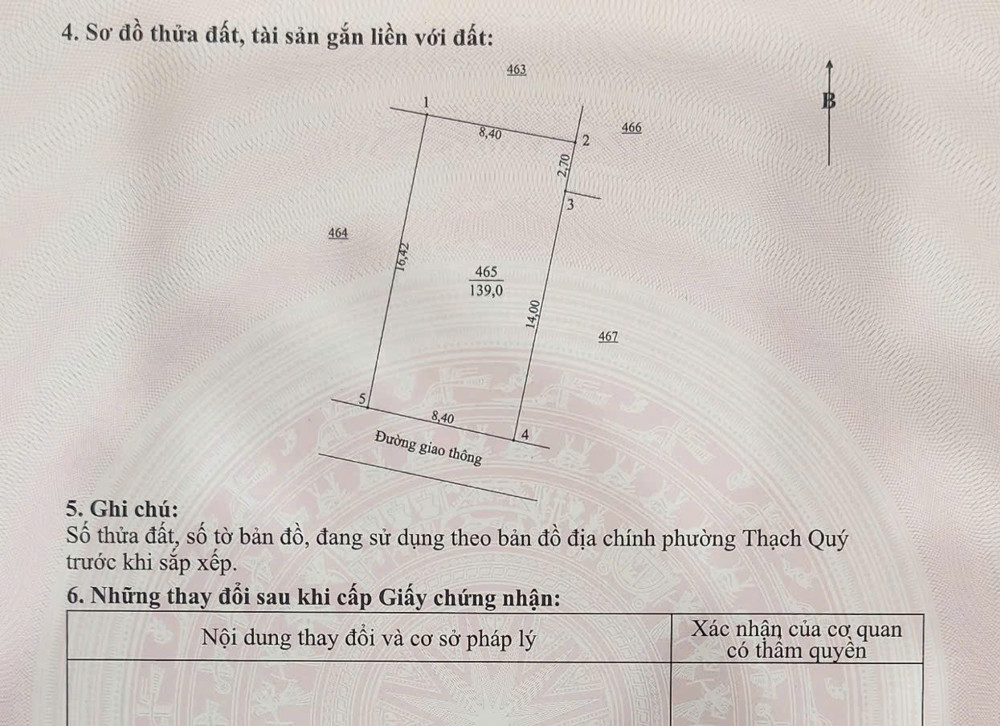 Đất TDP Trung Đình - Phường Thành Sen (Phường Thạch Quý cũ). Tỉnh hà tĩnh