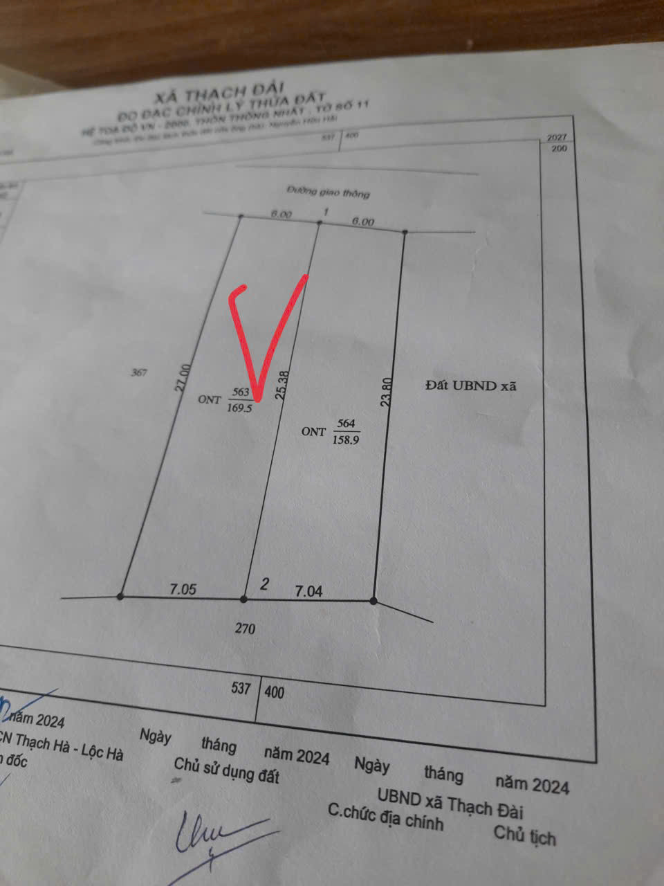 Đất thạch đài tp hà tĩnh. Gần trường lê quý đôn