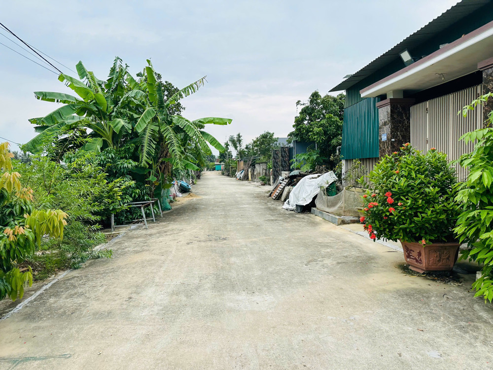 Đất tổ 2 thị trấn thạch hà. Ngõ của đường sông cày hiện nay đã làm xong