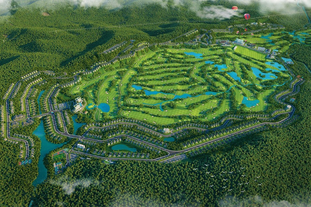 Toàn cảnh khu vực triển khai dự án sân golf gần 1.000 tỷ tại Hà Tĩnh
